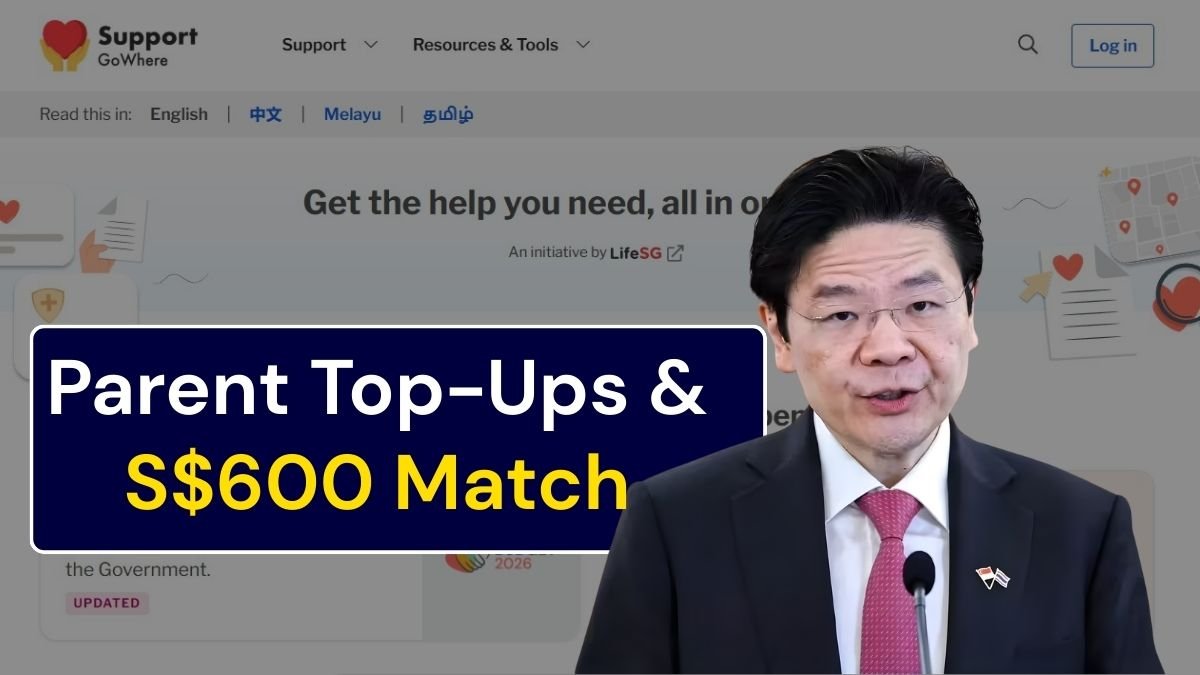Parent Top-Ups & S$600 Match