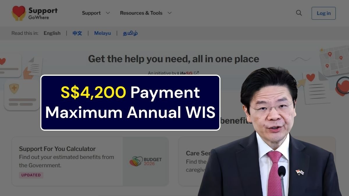 S$4,200 Payment Maximum Annual WIS