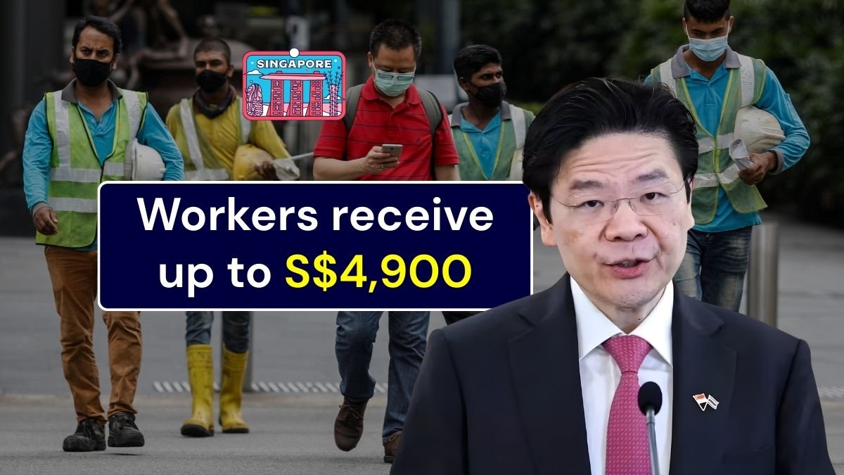 Workers receive up to S$4,900